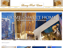 Tablet Screenshot of luxury-realestate.ch